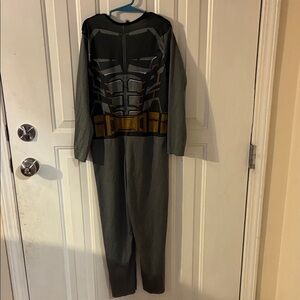 Kids Superhero Batman Costume - Black and Gray